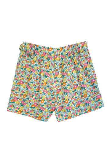Bow Shorts Harlow Floral - Born Childrens Boutique
