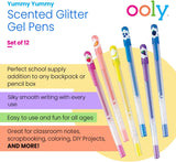 Yummy Yummy Scented Colored Glitter Gel Pens Set of 12 - Born Childrens Boutique