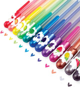 Yummy Yummy Scented Colored Glitter Gel Pens Set of 12 - Born Childrens Boutique