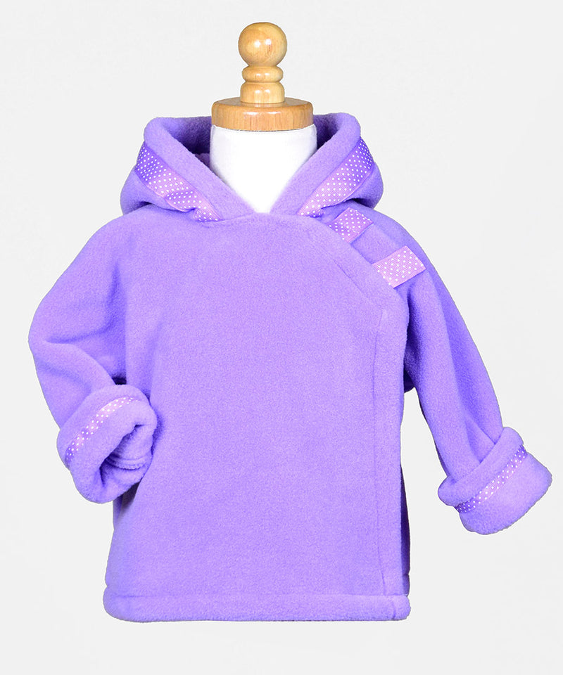 Warmplus Jacket w/ Ribbon Lavender - Born Childrens Boutique