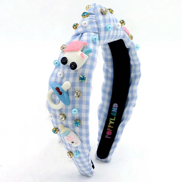 Poppyland It's a Boy Child Headband - Born Childrens Boutique