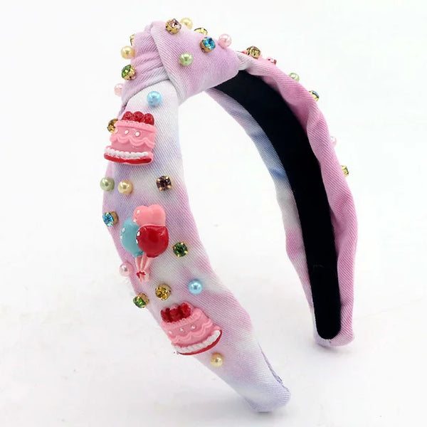 Poppyland Birthday Girl Child Headband - Born Childrens Boutique