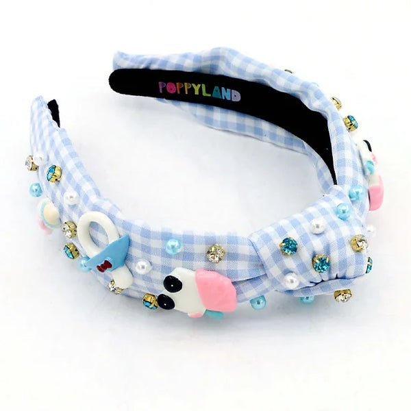 Poppyland It's a Boy Child Headband - Born Childrens Boutique