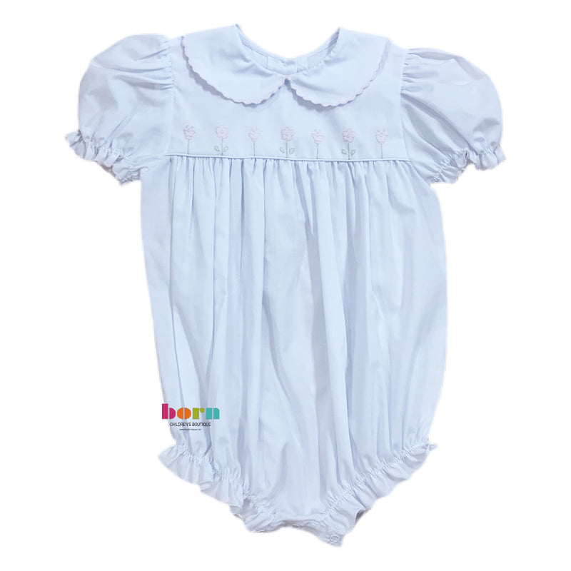 Auraluz Bubble White w/ Pink Flower - Born Childrens Boutique