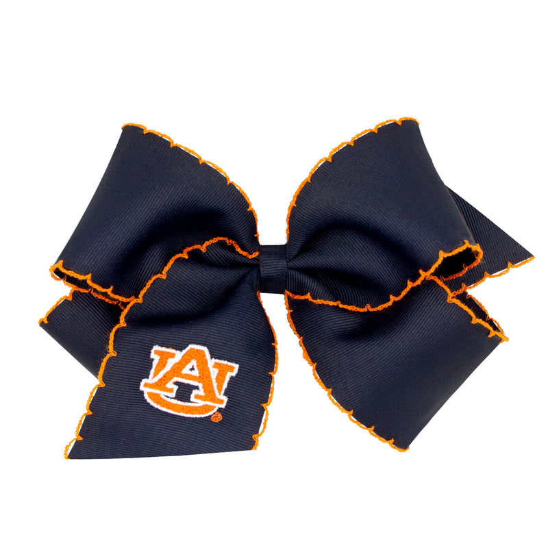 Wee Ones Moonstitch Bow - Auburn - Born Childrens Boutique