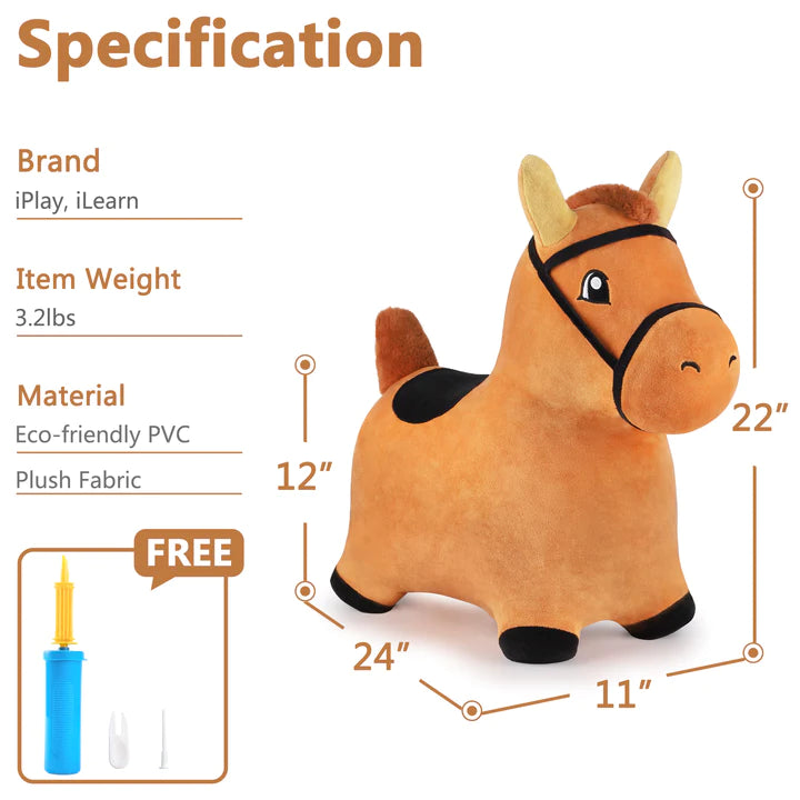 Bouncy Brown Horse - Born Childrens Boutique