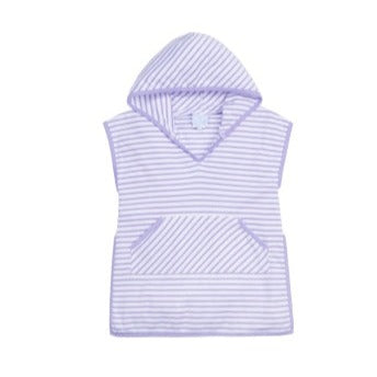Girls Beach Popover - Lavender Stripe - Born Childrens Boutique