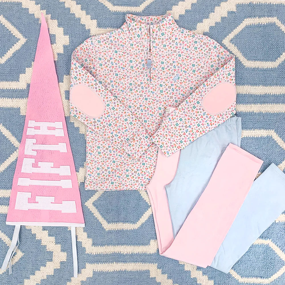 Mitzy Sue Slacks Palm Beach Pink - Born Childrens Boutique