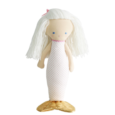 Mermaid Doll 40cm Spot Pink - Born Childrens Boutique