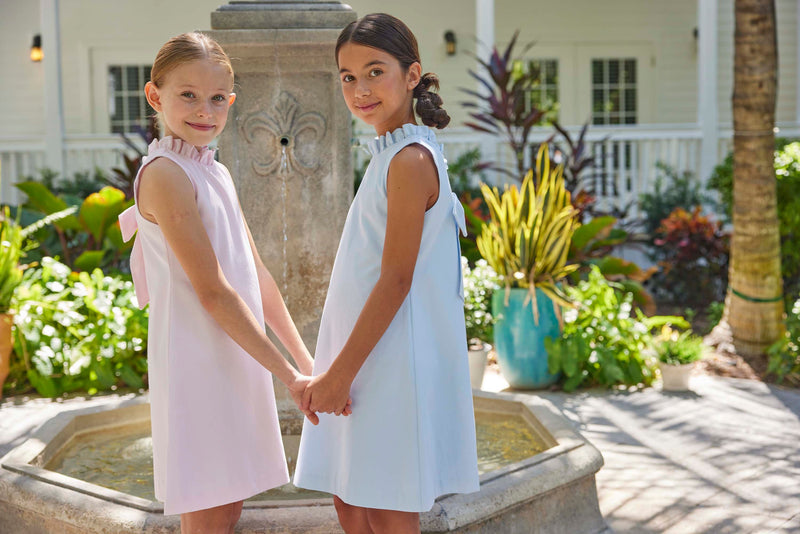 Little English Elizabeth Dress - Light Blue - Born Childrens Boutique