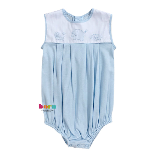 Knit Bubble, Blue Safari - Born Childrens Boutique
