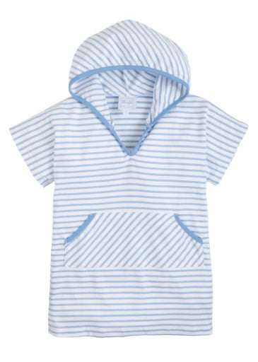 Boy Beach Popover - Light Blue Light Blue - Born Childrens Boutique