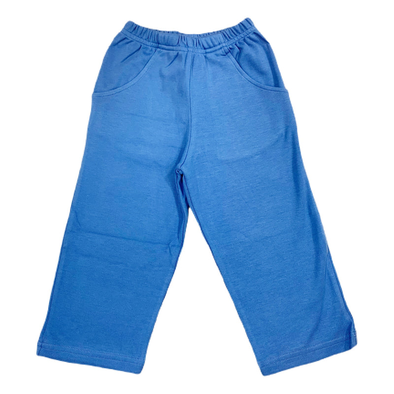 Boy Pant w/ Front Pocket, Dk Chambray - Born Childrens Boutique