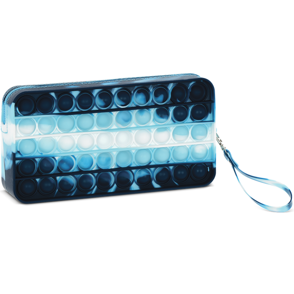 Blue Tie Dye Popper Pencil Case - Born Childrens Boutique
