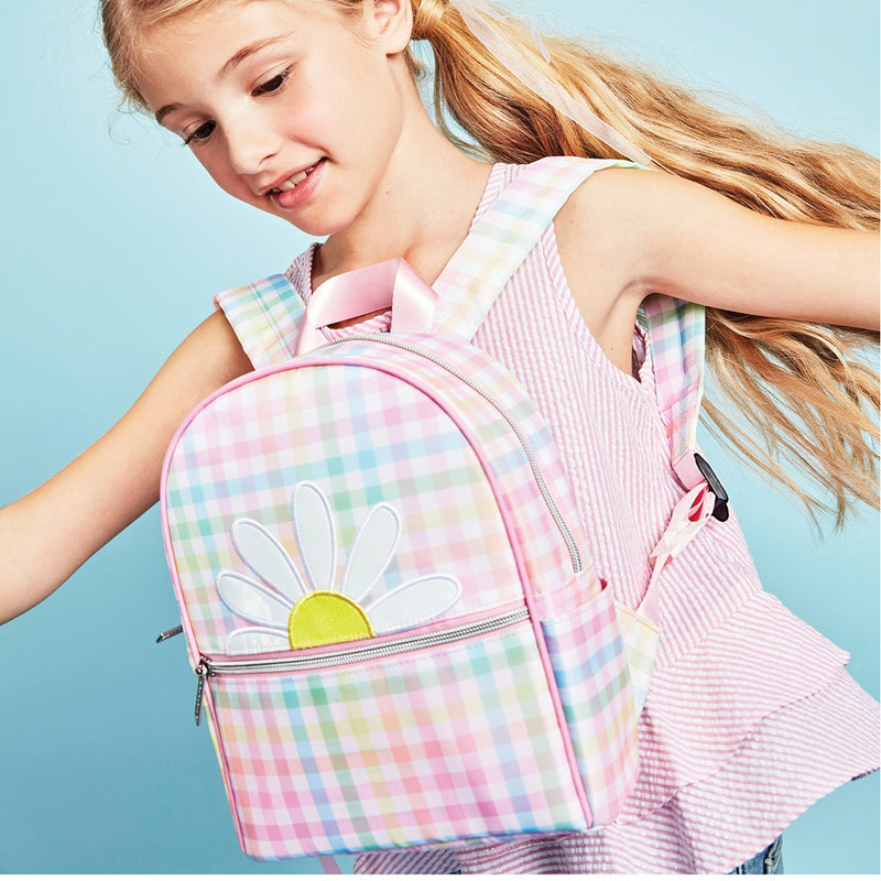 Daisy Gingham Mini Backpack - Born Childrens Boutique