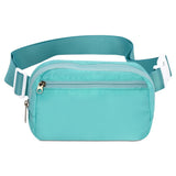 810-1834 Turquoise Nylon Belt Bag - Born Childrens Boutique