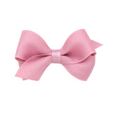 Wee Ones Rose Matte Satin Bow - Born Childrens Boutique