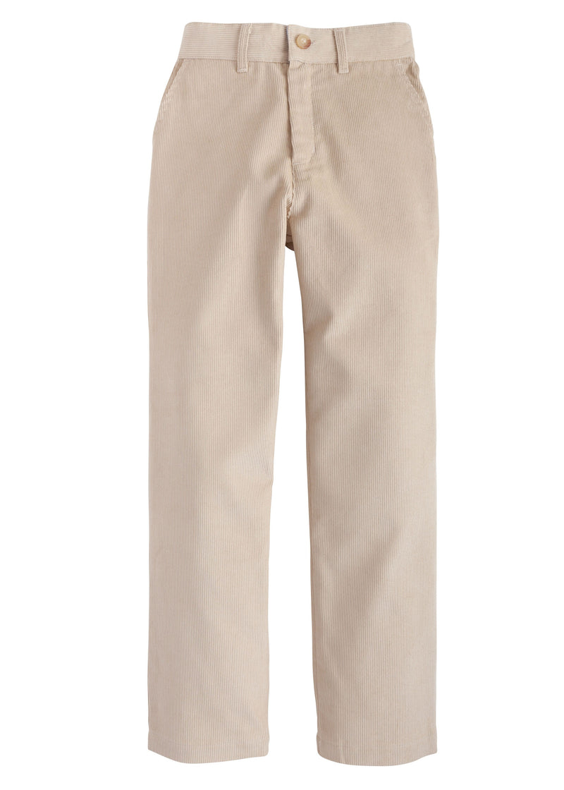 Little English Classic Pant - Khaki Corduroy - Born Childrens Boutique