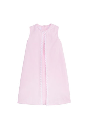 Reese Dress - Light Pink Twill - Born Childrens Boutique