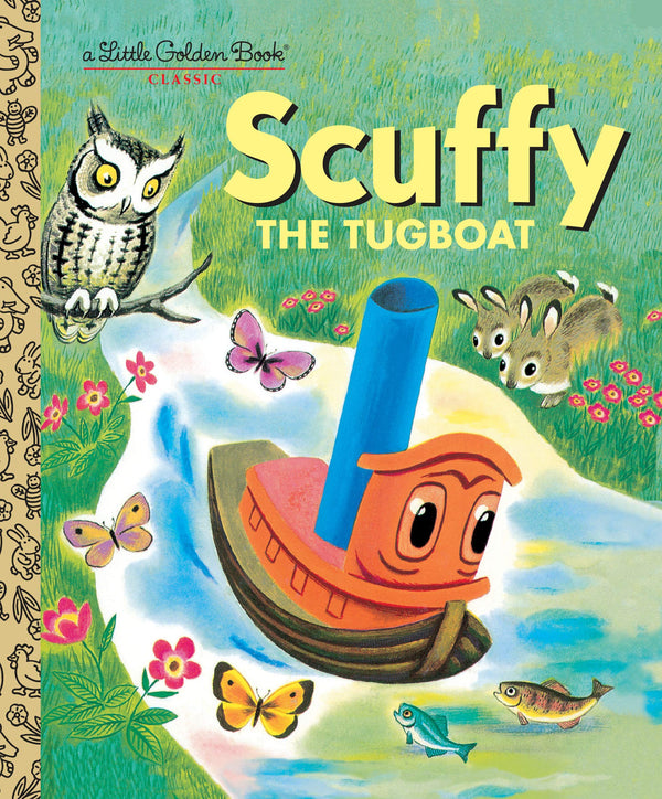 Scruffy The Tugboat (Little Golden Book) - Born Childrens Boutique