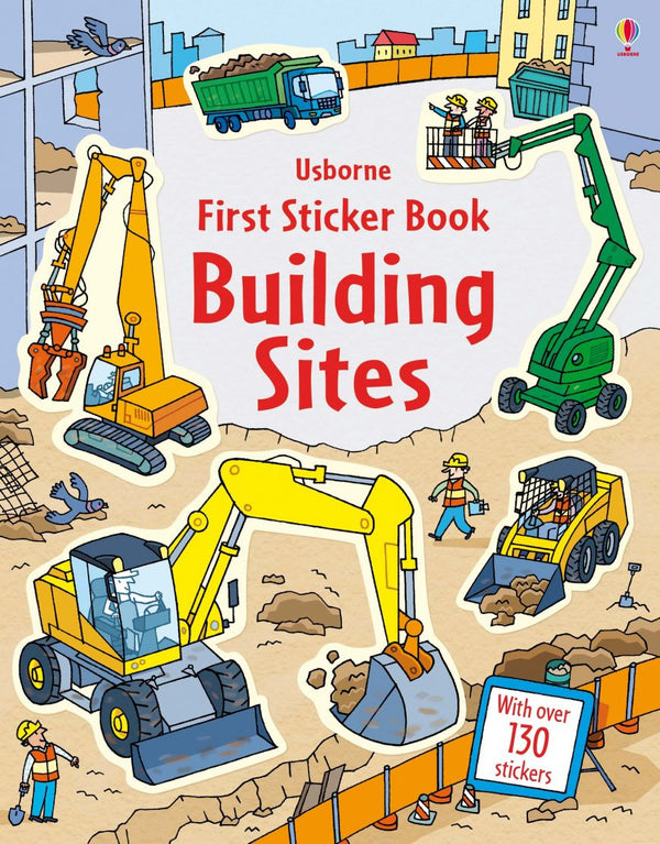 First Sticker Book Building Sites - Born Childrens Boutique