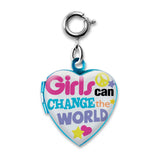 Charm It!, Girls Can Change the World Locket Charm - Born Childrens Boutique