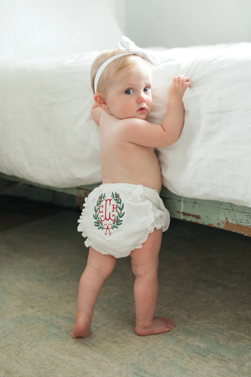 Lila + Hayes Vivian Bloomers White - Born Childrens Boutique