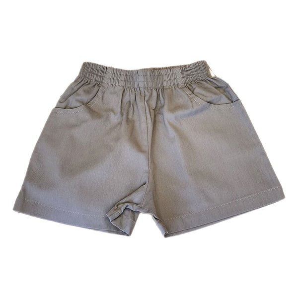 Twill Shorts w/ Pockets - Sand - Born Childrens Boutique