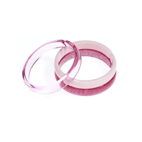 Light Pink MIx Bangles Set of 3 - Born Childrens Boutique