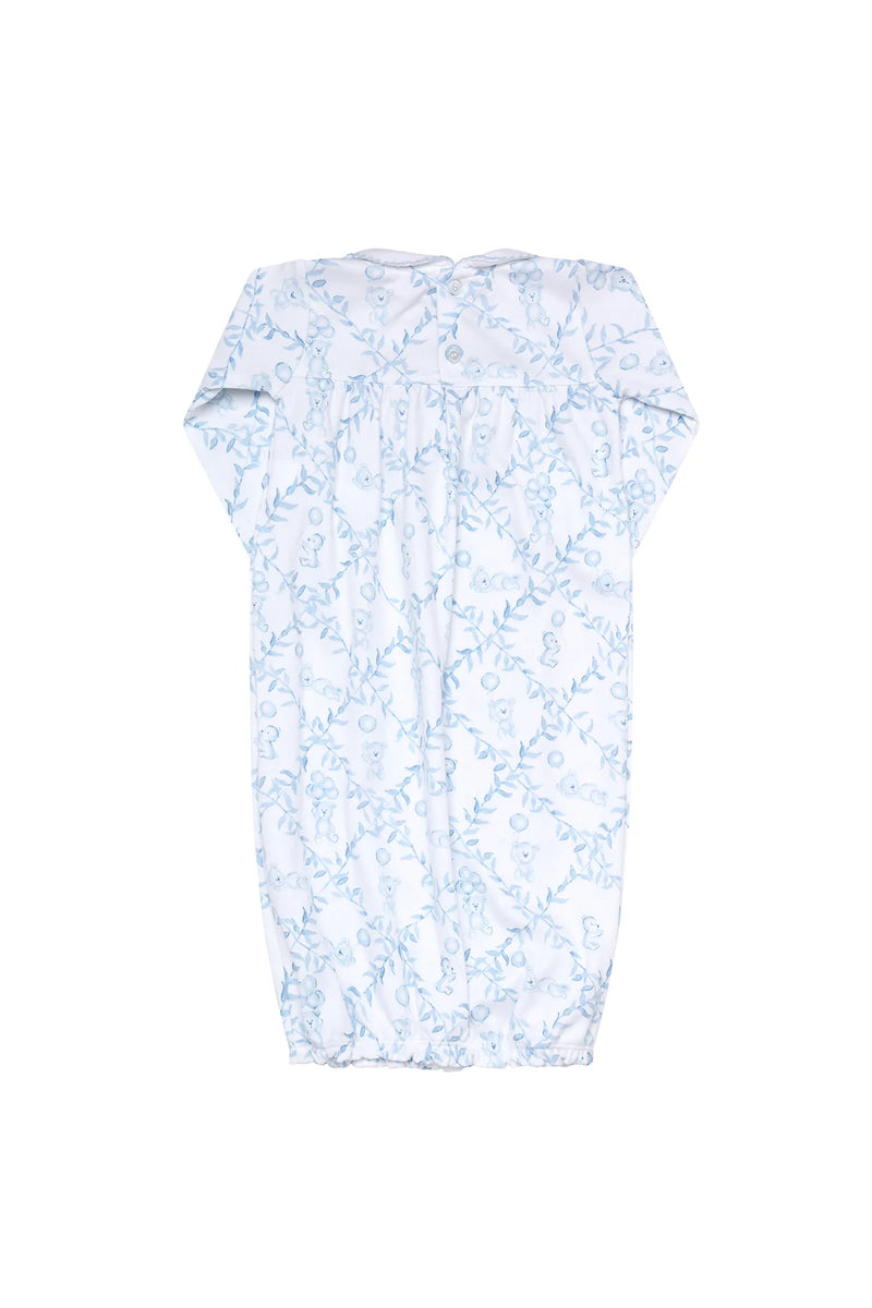 Blue Bears Trellace Gown - Born Childrens Boutique