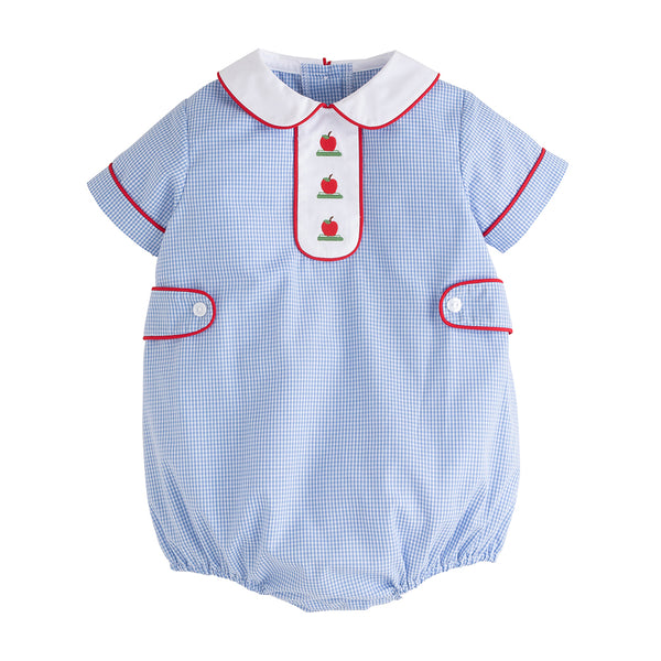 Button Tab Charlie Bubble - Apple - Born Childrens Boutique
