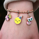 Charm It! Gold Stretch Bead Bracelet - Born Childrens Boutique