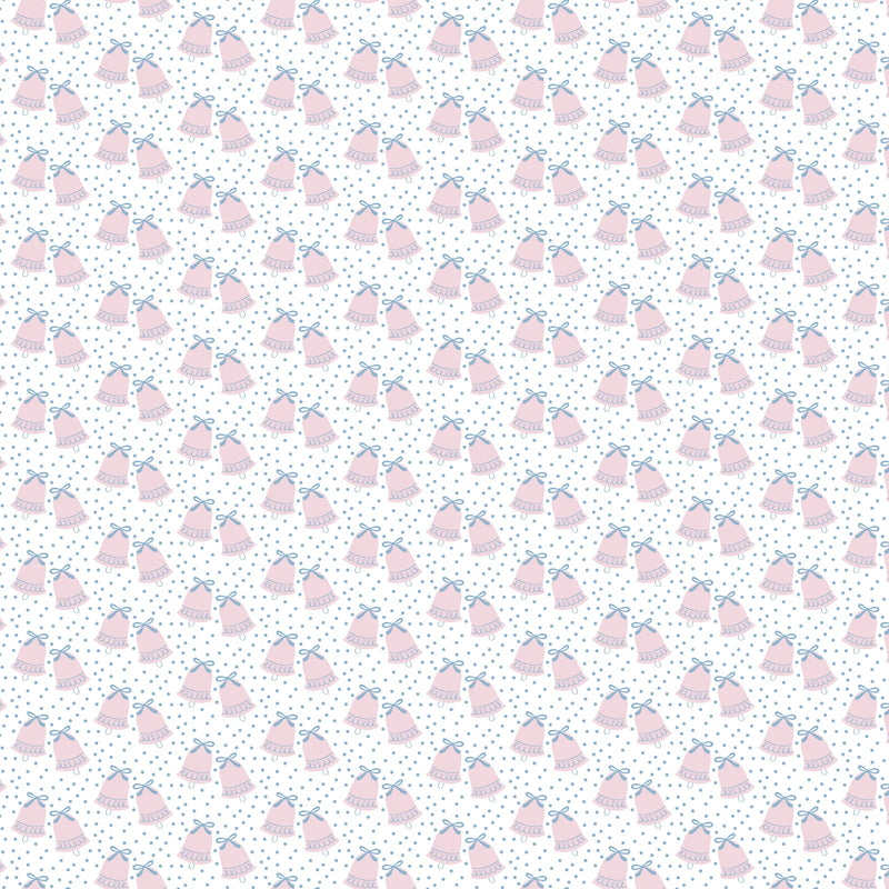 Carlin Dress - Bells In The Snow - Born Childrens Boutique