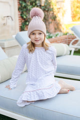 Carlin Dress - Bells In The Snow - Born Childrens Boutique