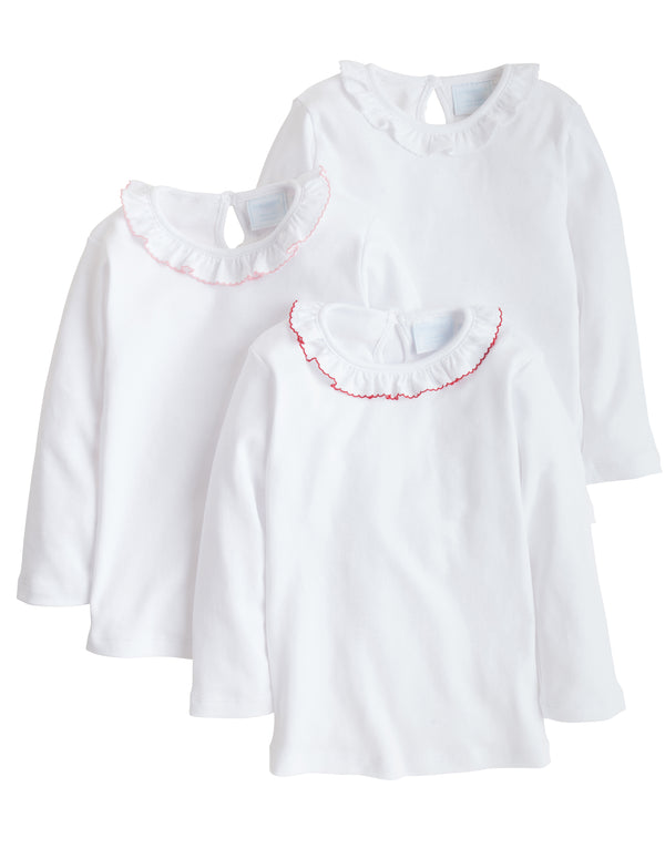 Caroline Knit Blouse - White - Born Childrens Boutique