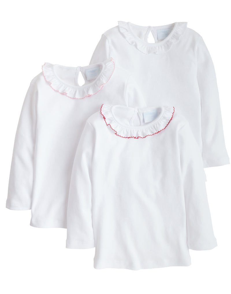 Caroline Knit Blouse - White - Born Childrens Boutique