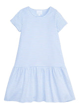 Chanel T-Shirt Dress - Light Blue Stripe - Born Childrens Boutique