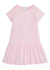 Chanel T-Shirt Dress - Light Pink Stripe - Born Childrens Boutique