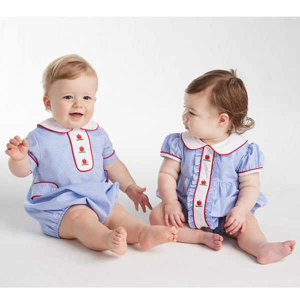 Button Tab Charlie Bubble - Apple - Born Childrens Boutique