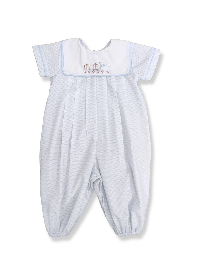 Pre-Order Christian Longall -Blue Bitty Dot - Born Childrens Boutique