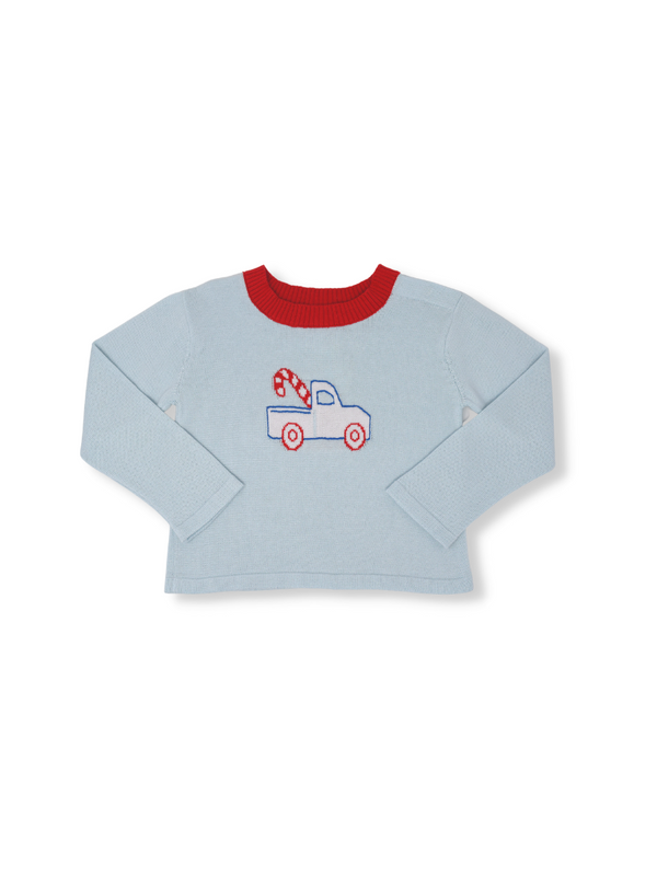 Pre-Order Cozy Up Sweater - Truck - Born Childrens Boutique