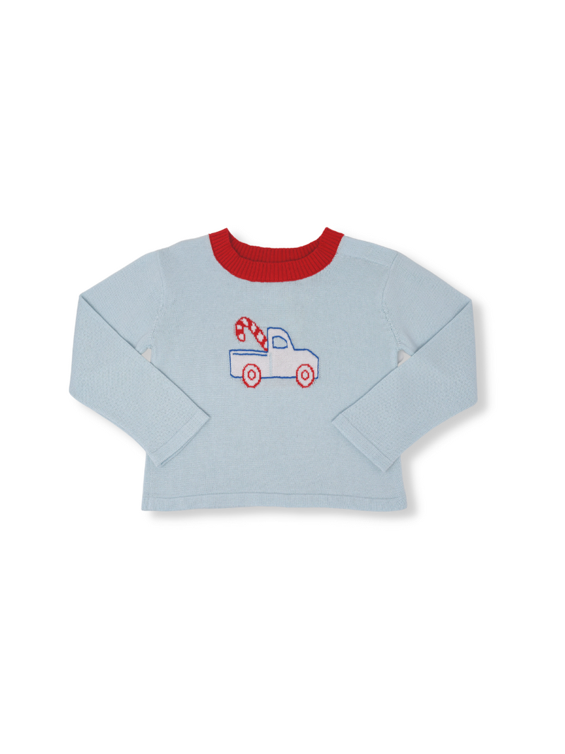 Pre-Order Cozy Up Sweater - Truck - Born Childrens Boutique
