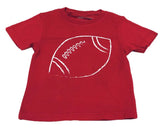 Short Sleeve Red/White Football Shirt - Born Childrens Boutique