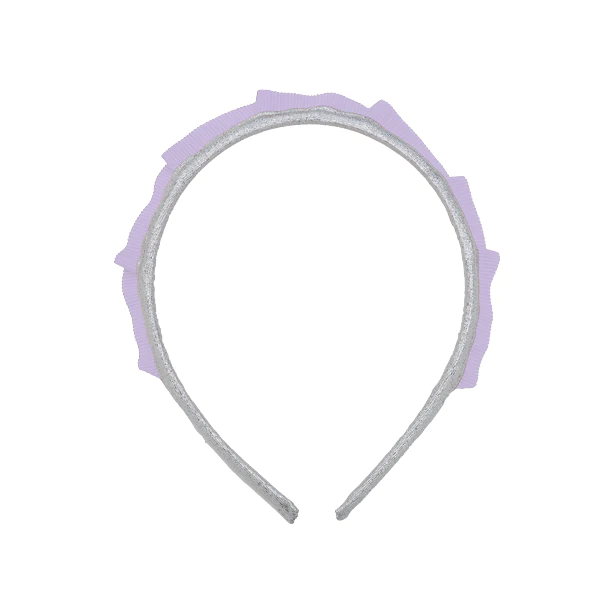 Party Crown Headband, Silver Lavender - Born Childrens Boutique