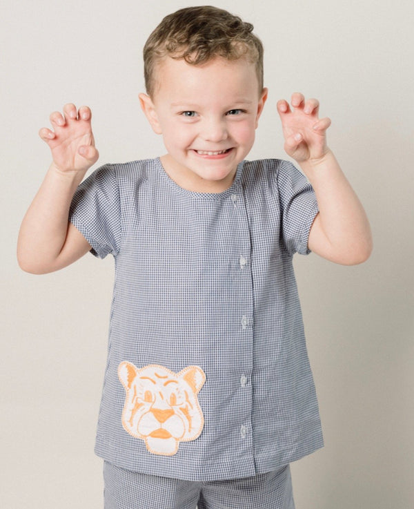 Auburn Boy Bloomer Set - Born Childrens Boutique