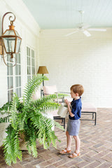 Prim and Proper Polo Nantucket Navy With Worth Avenue White Stork - Born Childrens Boutique