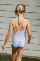 Pre-Order Tie Front One Piece Capeside Vineyard - Born Childrens Boutique