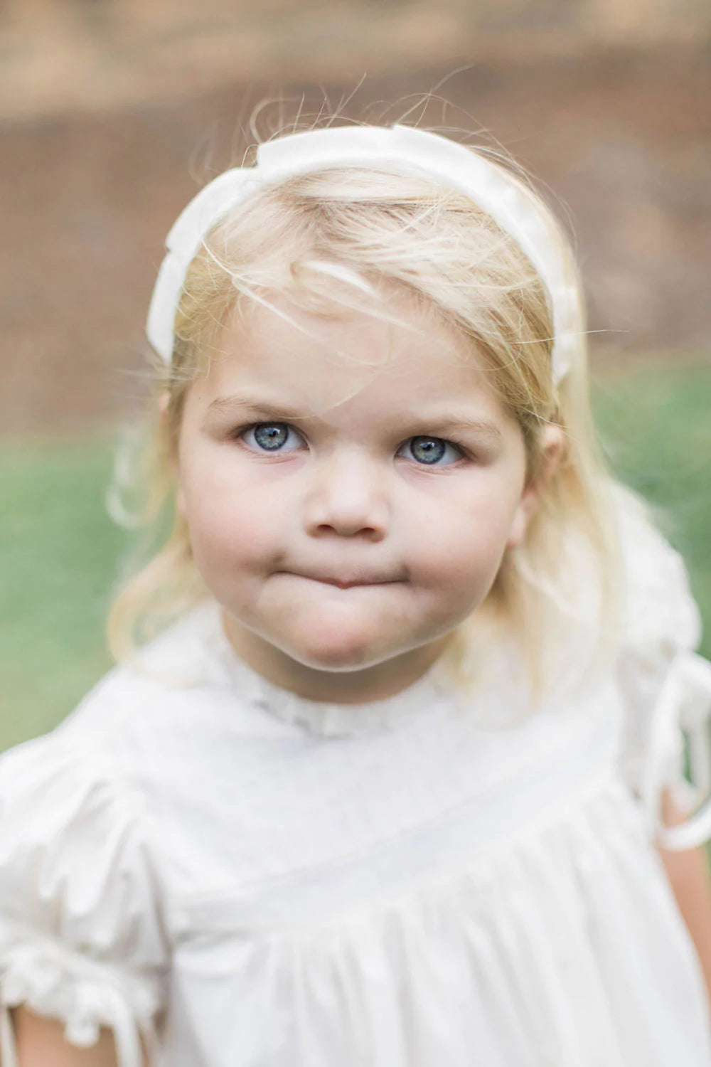 Solid Crown Headband, Pink - Born Childrens Boutique