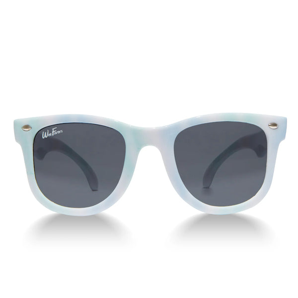 Polarized WeeFares, Tie Dye Blue-Green - Born Childrens Boutique
