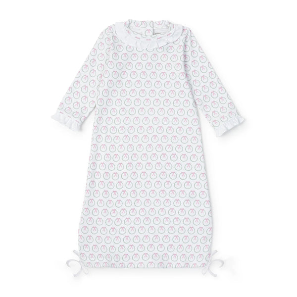 Georgia Daygown - Holiday Wreath - Born Childrens Boutique